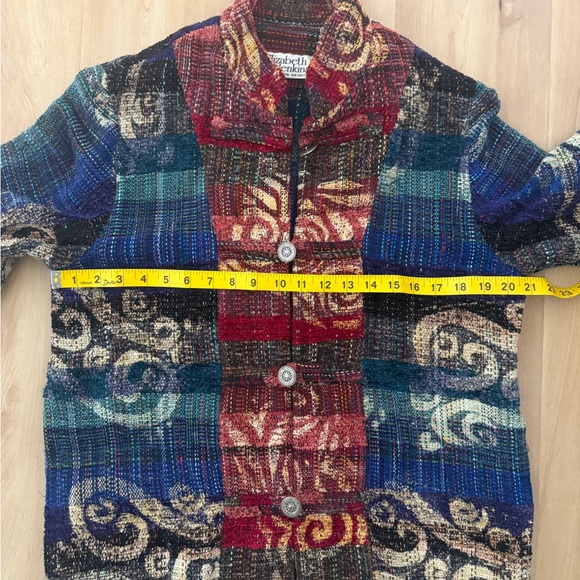 Boho Multicolor Patchwork Utility Jacket - Picture 10 of 12